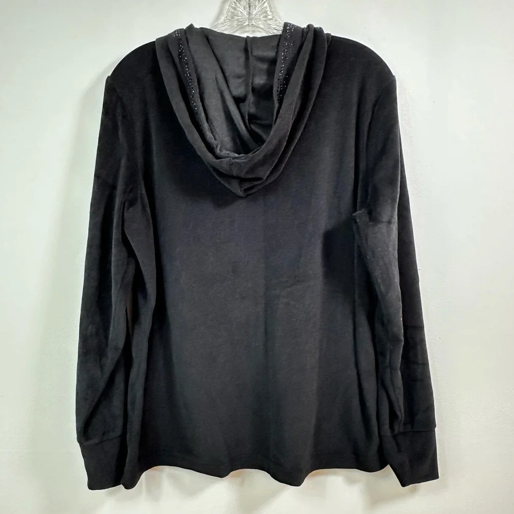 Glitterscape black velour